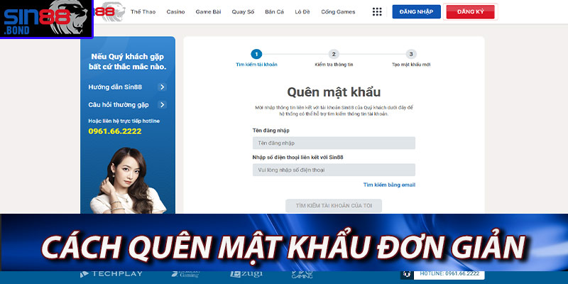 Cách lấy lại mật khẩu đăng nhập đơn giản