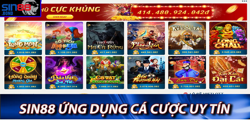 Sin88 ứng dụng cá cược trực tuyến số 1 Việt Nam