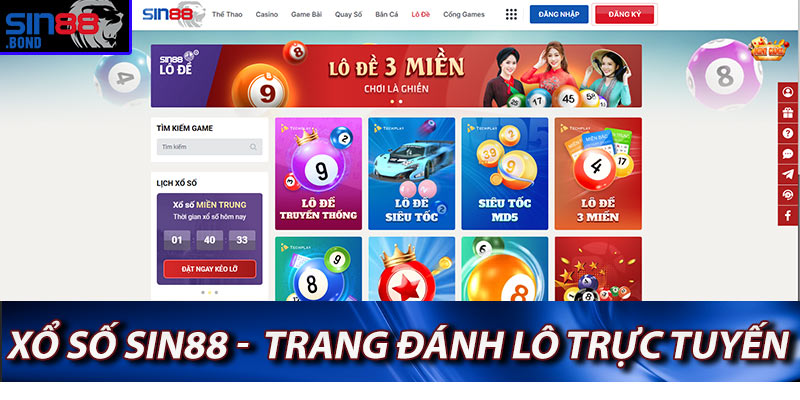 Xổ Số Sin88 - Trang Oánh Lô Đề Trực Tuyến Việt Nam 2025